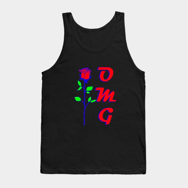 Omg Rose Tank Top by Proway Design